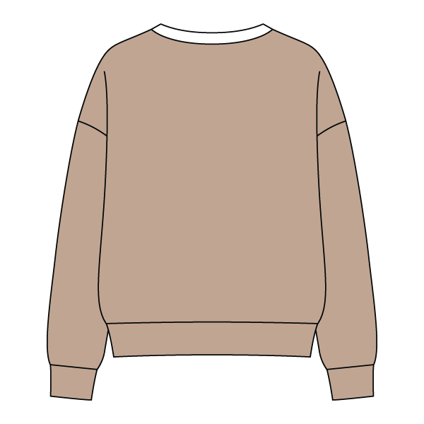 Cocoa Varsity V-Neck