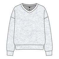Cocoa Varsity V-Neck