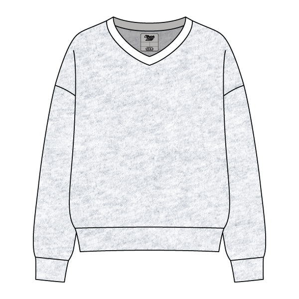 Cocoa Varsity V-Neck
