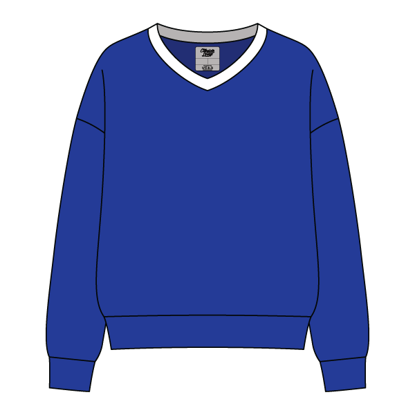 Cocoa Varsity V-Neck