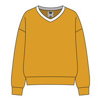 Cocoa Varsity V-Neck
