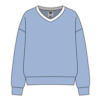Cocoa Varsity V-Neck