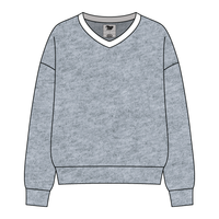 Cocoa Varsity V-Neck