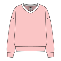 Cocoa Varsity V-Neck