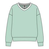 Cocoa Varsity V-Neck