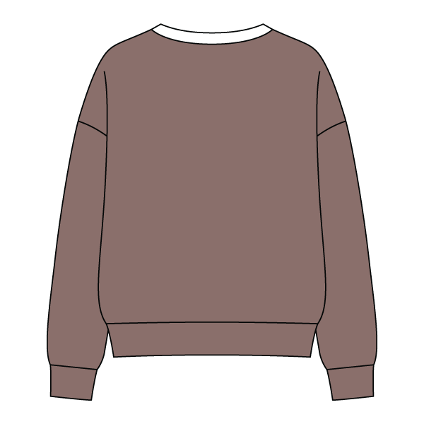 Cocoa Varsity V-Neck