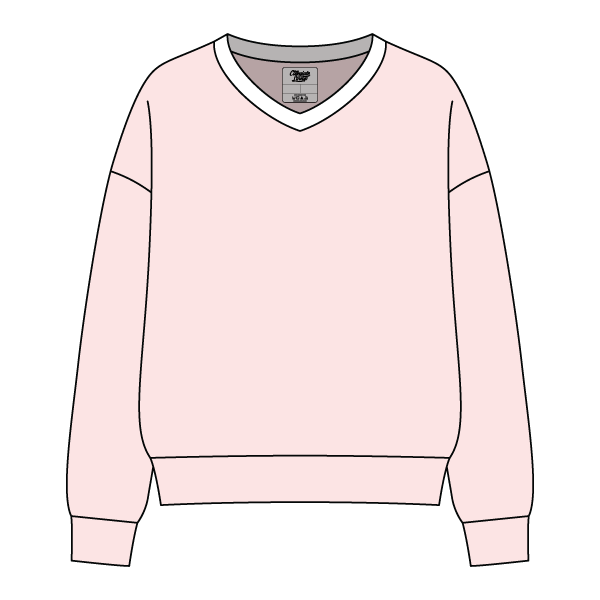 Cocoa Varsity V-Neck
