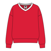 Cocoa Varsity V-Neck
