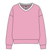Cocoa Varsity V-Neck