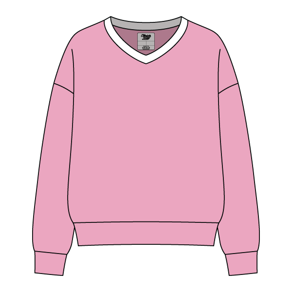 Cocoa Varsity V-Neck