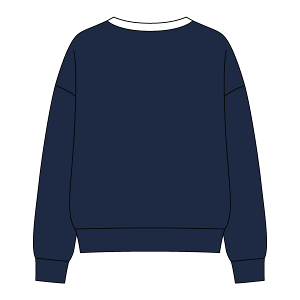 Cocoa Varsity V-Neck