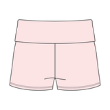 Women’s Foldover Waistband Heavyweight French Terry Shorts