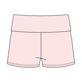 Women’s Foldover Waistband Heavyweight French Terry Shorts