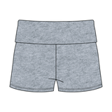 Women’s Foldover Waistband Heavyweight French Terry Shorts