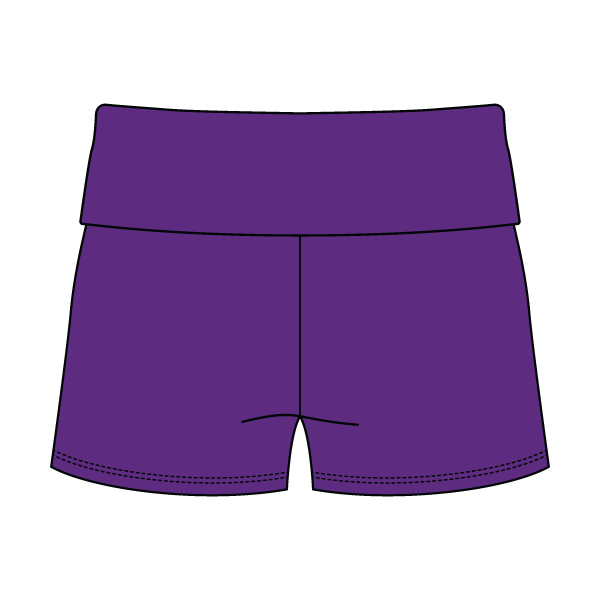 Women’s Foldover Waistband Heavyweight French Terry Shorts
