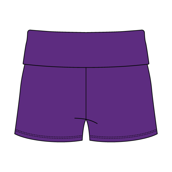 Women’s Foldover Waistband Heavyweight French Terry Shorts