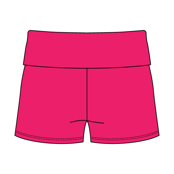 Women’s Foldover Waistband Heavyweight French Terry Shorts