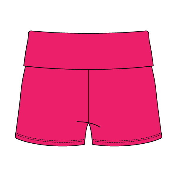 Women’s Foldover Waistband Heavyweight French Terry Shorts