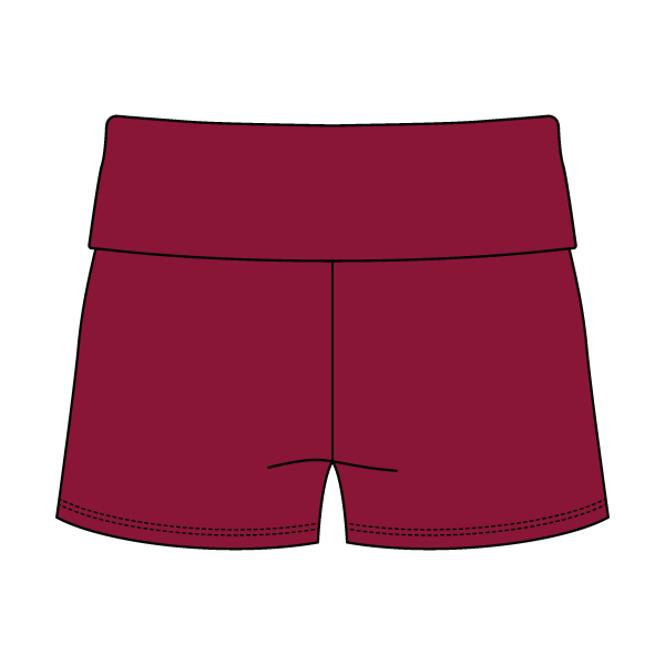Women’s Foldover Waistband Heavyweight French Terry Shorts