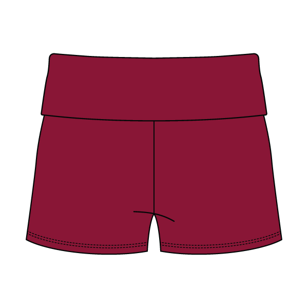 Women’s Foldover Waistband Heavyweight French Terry Shorts
