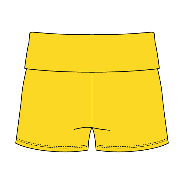 Women’s Foldover Waistband Heavyweight French Terry Shorts