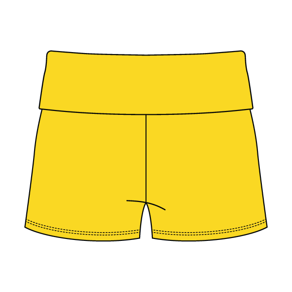 Women’s Foldover Waistband Heavyweight French Terry Shorts
