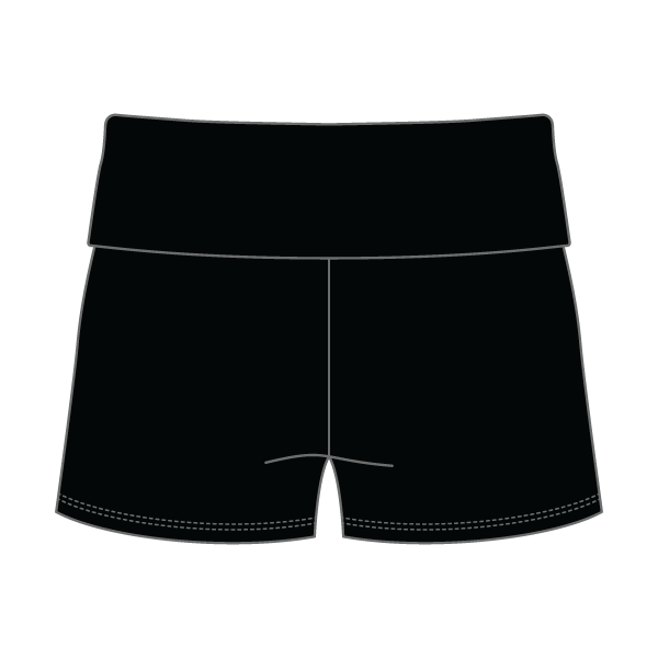 Women’s Foldover Waistband Heavyweight French Terry Shorts