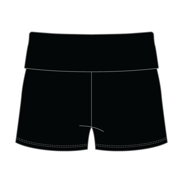 Women’s Foldover Waistband Heavyweight French Terry Shorts