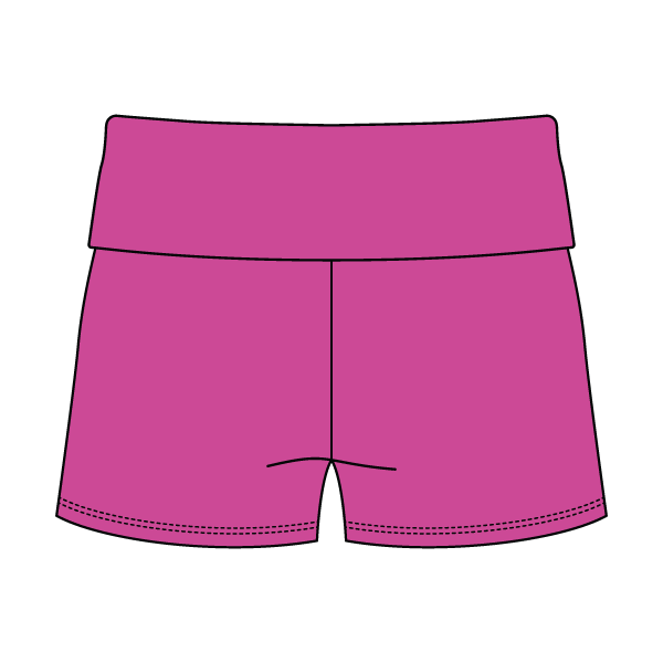 Women’s Foldover Waistband Heavyweight French Terry Shorts
