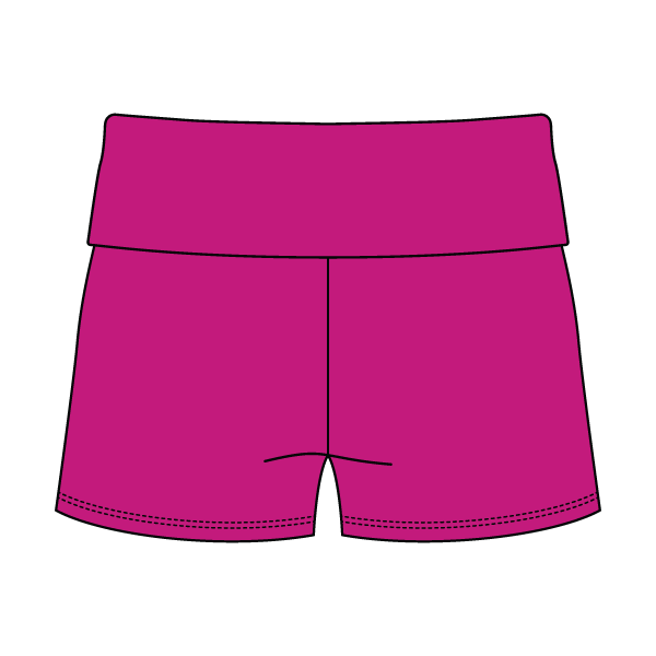 Women’s Foldover Waistband Heavyweight French Terry Shorts