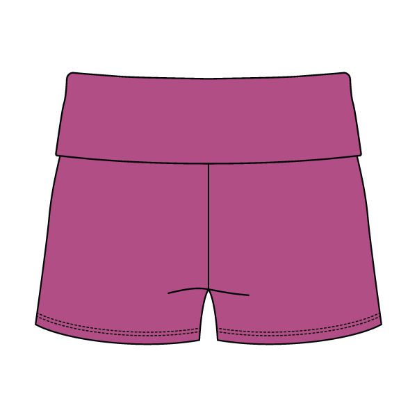 Women’s Foldover Waistband Heavyweight French Terry Shorts