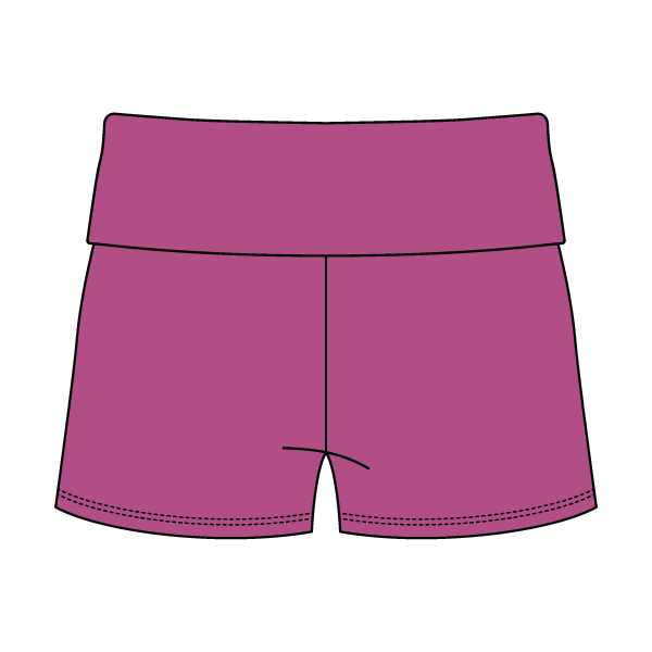 Women’s Foldover Waistband Heavyweight French Terry Shorts