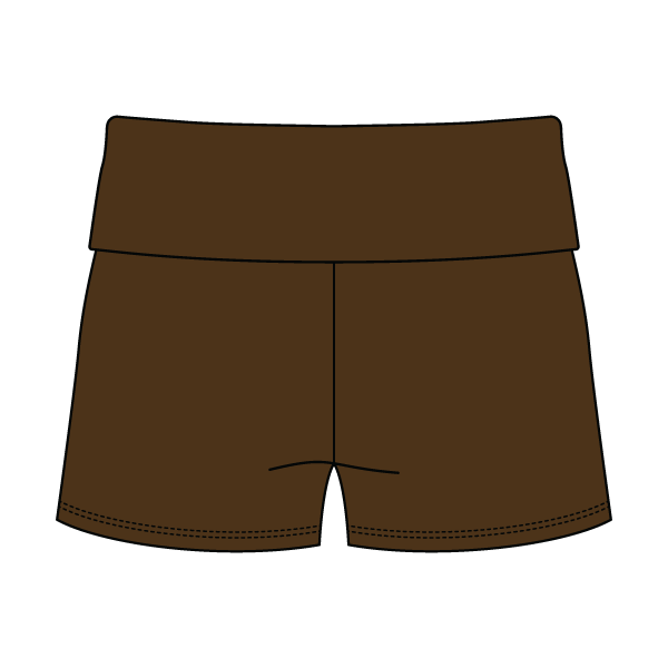 Women’s Foldover Waistband Heavyweight French Terry Shorts