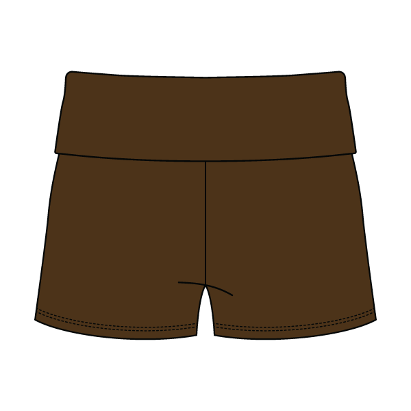 Women’s Foldover Waistband Heavyweight French Terry Shorts