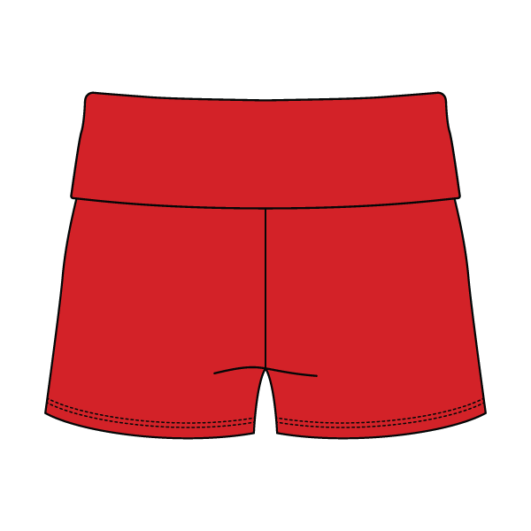 Women’s Foldover Waistband Heavyweight French Terry Shorts