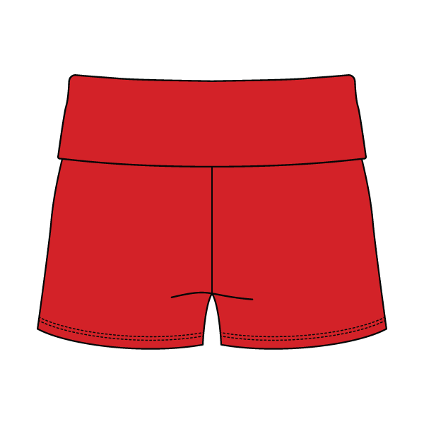 Women's Foldover Waistband Fleece Shorts