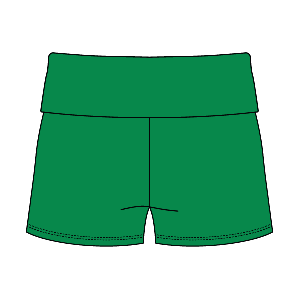 Women's Foldover Waistband Fleece Shorts
