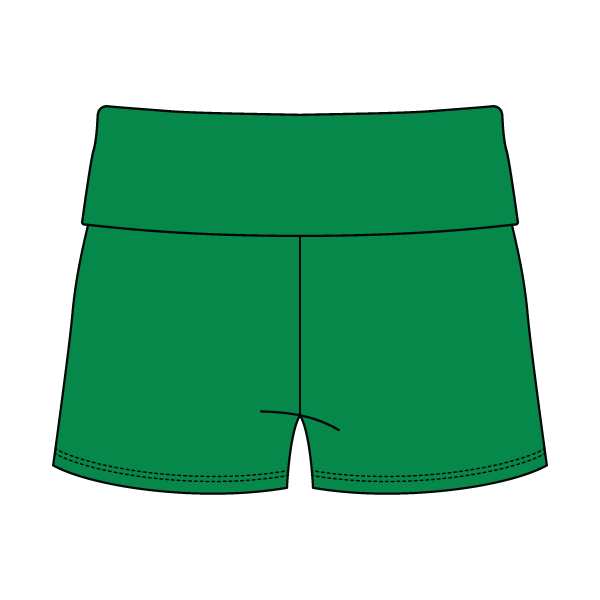 Women's Foldover Waistband Fleece Shorts