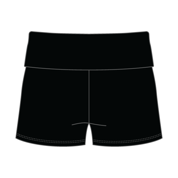 Women's Foldover Waistband Fleece Shorts