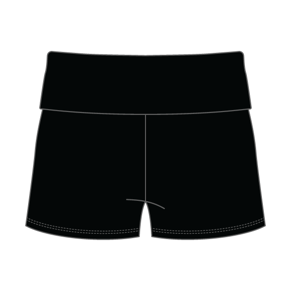 Women's Foldover Waistband Fleece Shorts