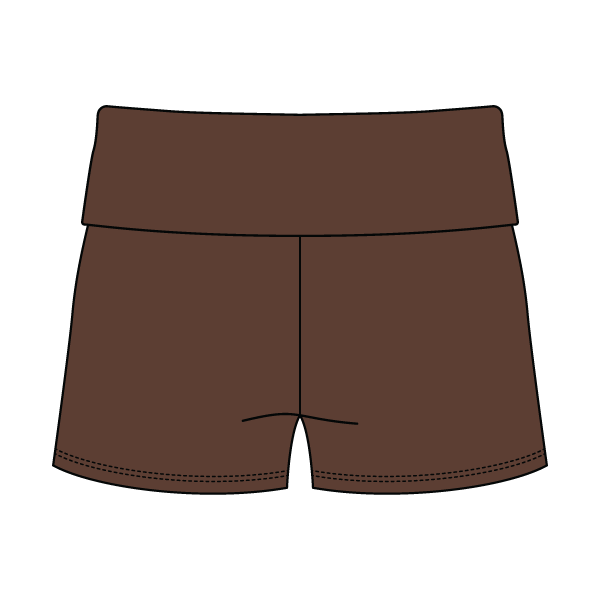 Women's Foldover Waistband Fleece Shorts