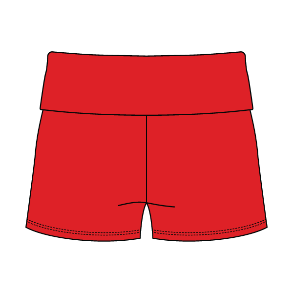 Women's Foldover Waistband Fleece Shorts