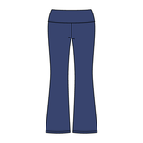 Women’s Foldover Waistband Heavyweight French Terry Flare Pants