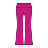 Women’s Foldover Waistband Heavyweight French Terry Flare Pants