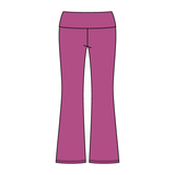 Women’s Foldover Waistband Heavyweight French Terry Flare Pants