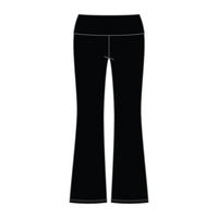 Women’s Foldover Waistband Heavyweight Fleece Flare Pants
