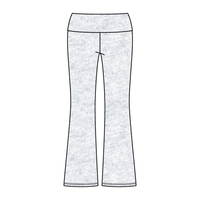 Women’s Foldover Waistband Heavyweight Fleece Flare Pants