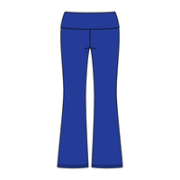 Women’s Foldover Waistband Heavyweight Fleece Flare Pants