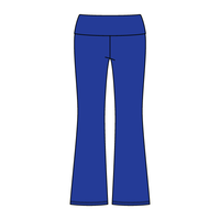 Women’s Foldover Waistband Heavyweight Fleece Flare Pants