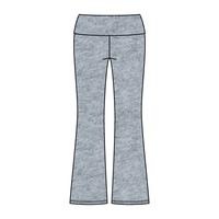 Women’s Foldover Waistband Heavyweight Fleece Flare Pants